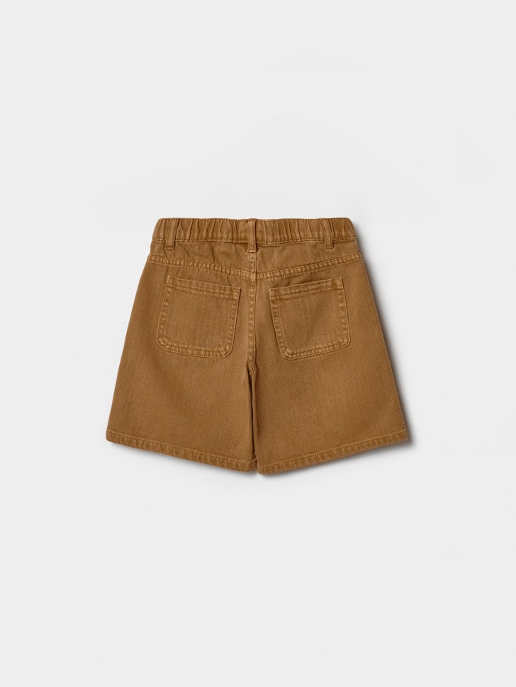 джинсовые шорты из твила для мальчиков по цене 1599 руб вид справа