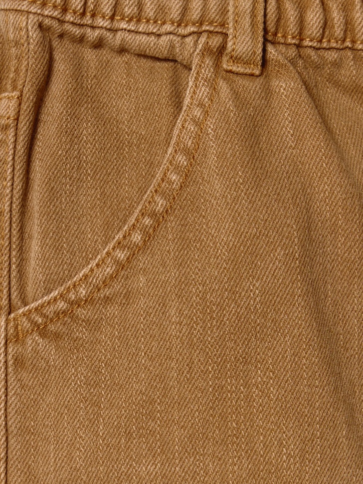 джинсовые шорты из твила для мальчиков из россии вид сбоку