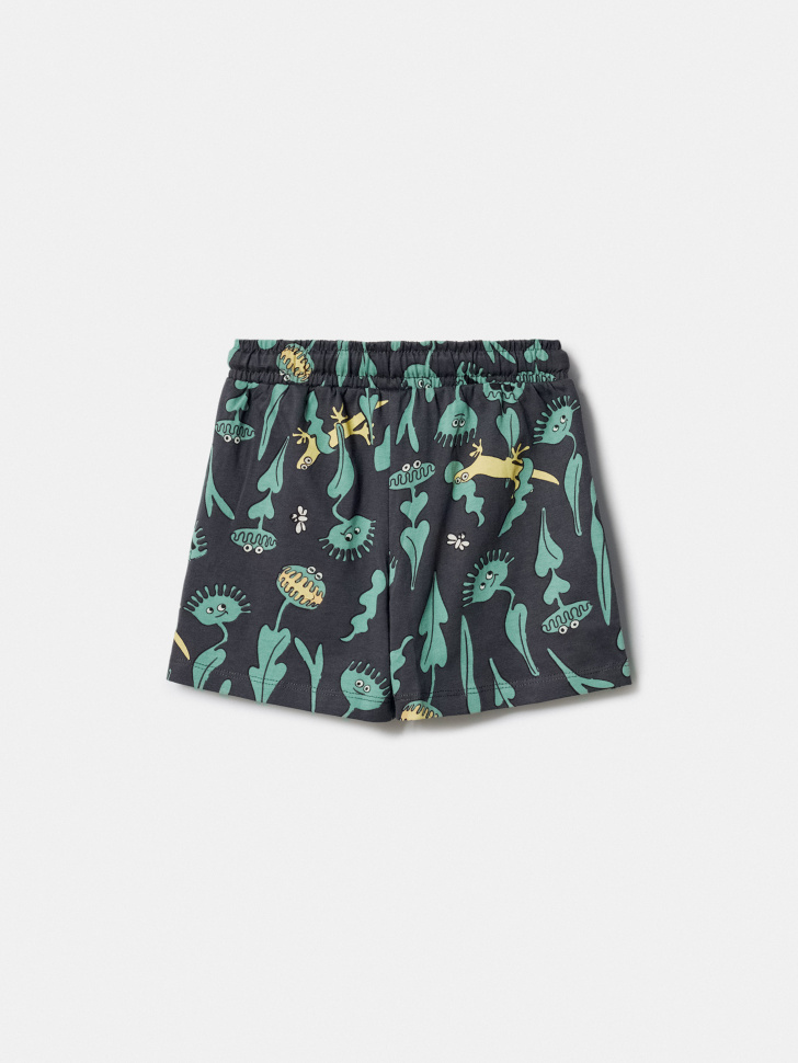 трикотажные шорты с принтом для мальчиков от бренда sela вид слева