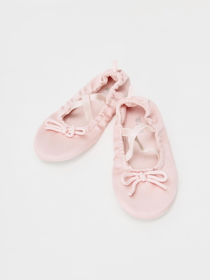 

Домашние тапочки-балетки для девочек