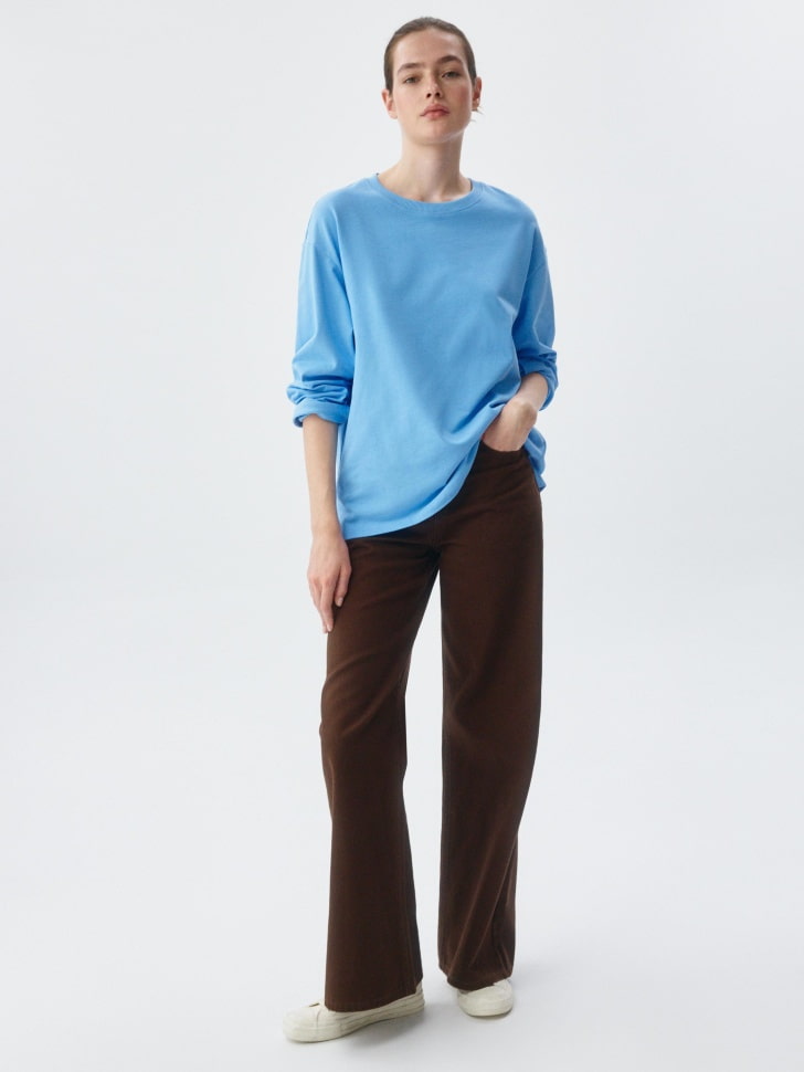 Лонгслив ANNA OVERSIZE FIT. Фото №2