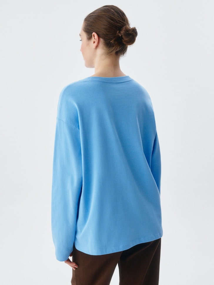 Лонгслив ANNA OVERSIZE FIT. Фото №3