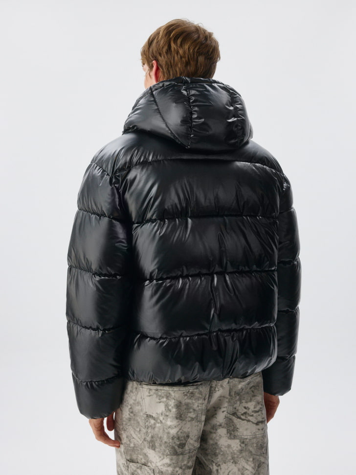 утепленная стеганая куртка с капюшоном 4680798631868 купить с доставкой