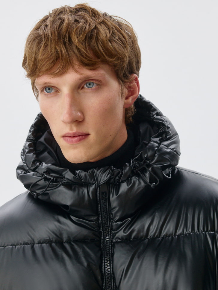 утепленная стеганая куртка с капюшоном 4680798631868 по низкой цене