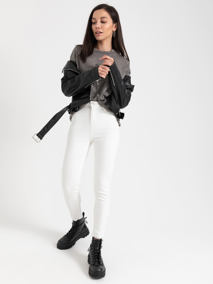 Джинсы Super skinny, Белый