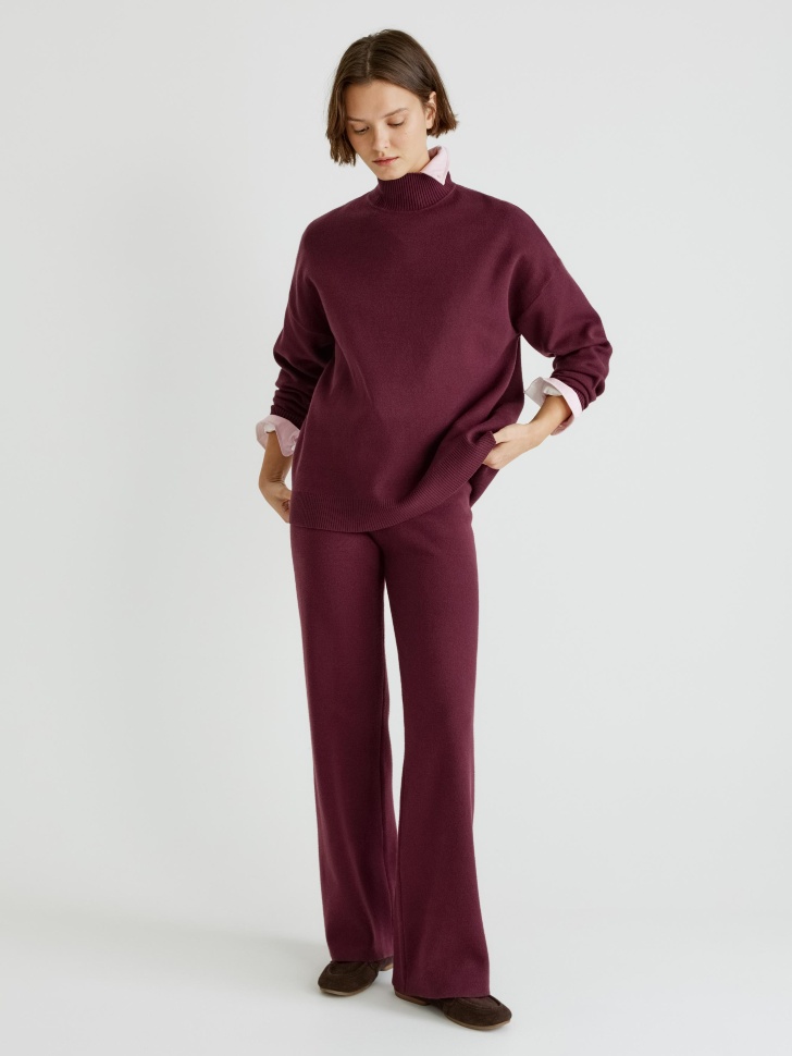 прямые вязаные брюки 4610517298331 фотография