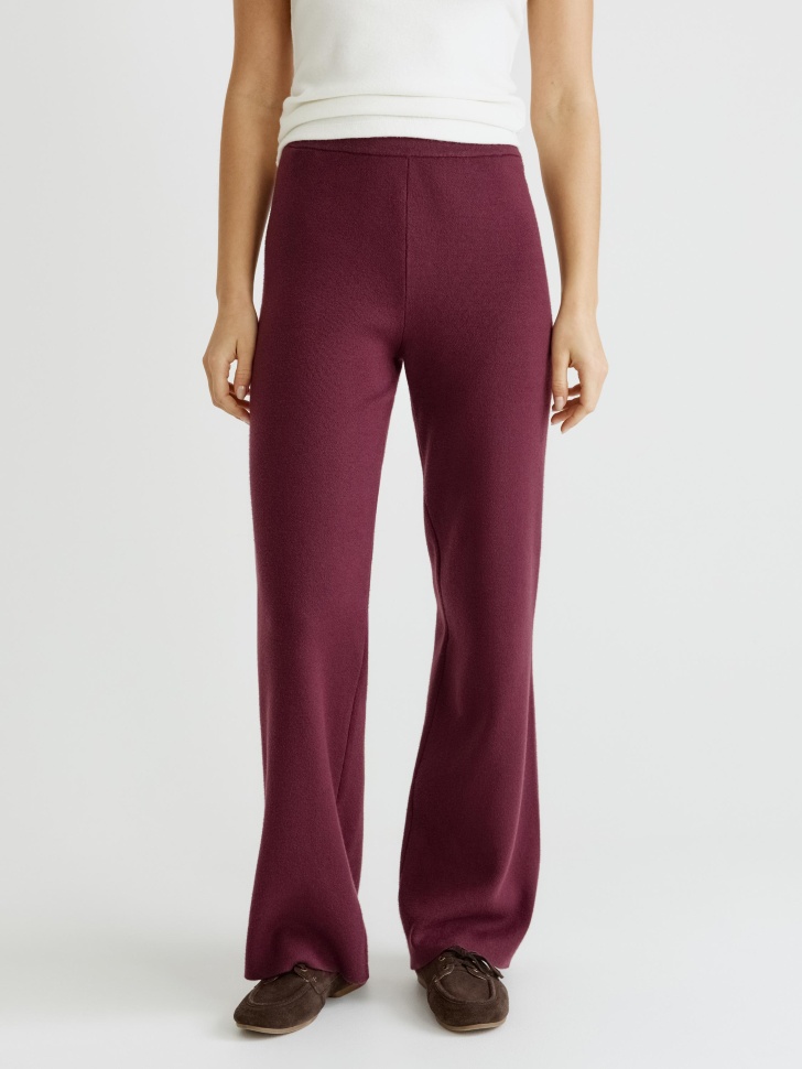 прямые вязаные брюки 4610517298331 по акции