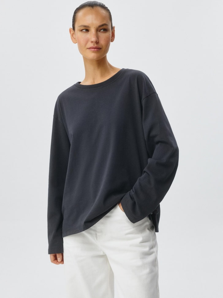  Лонгслив ANNA OVERSIZE FIT