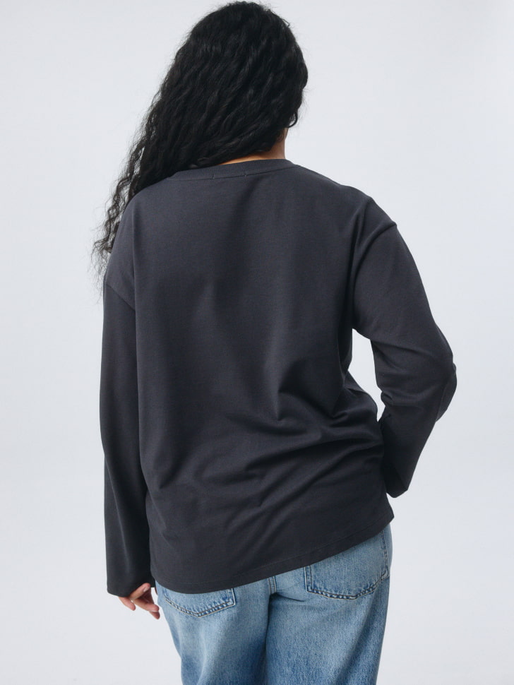 Лонгслив ANNA OVERSIZE FIT. Фото №4