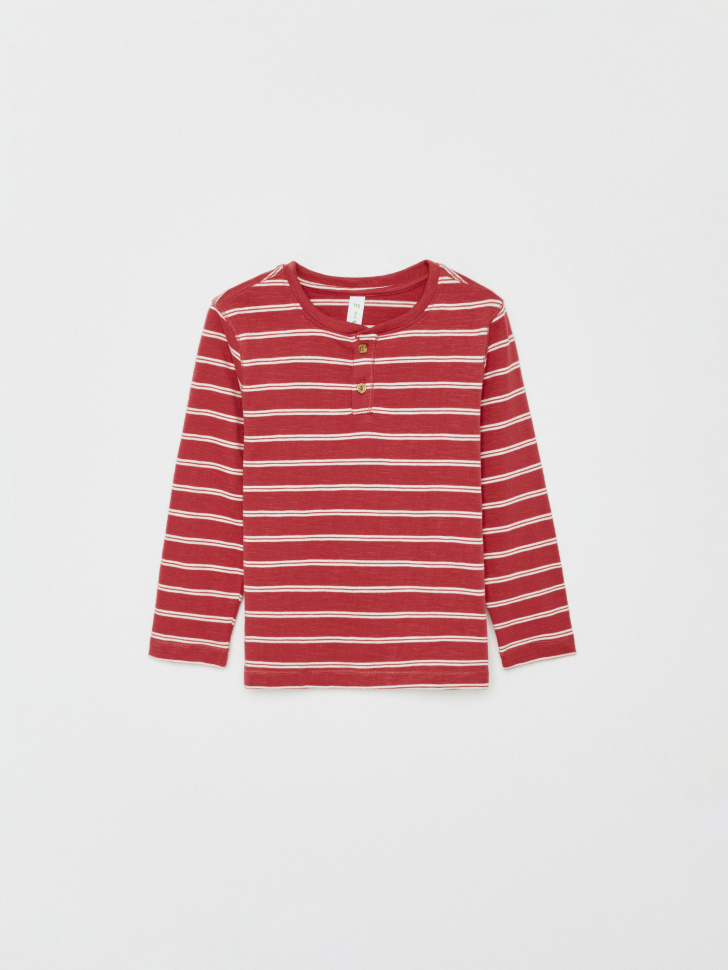 базовый лонгслив на пуговицах для мальчиков 4680798491288 фотография