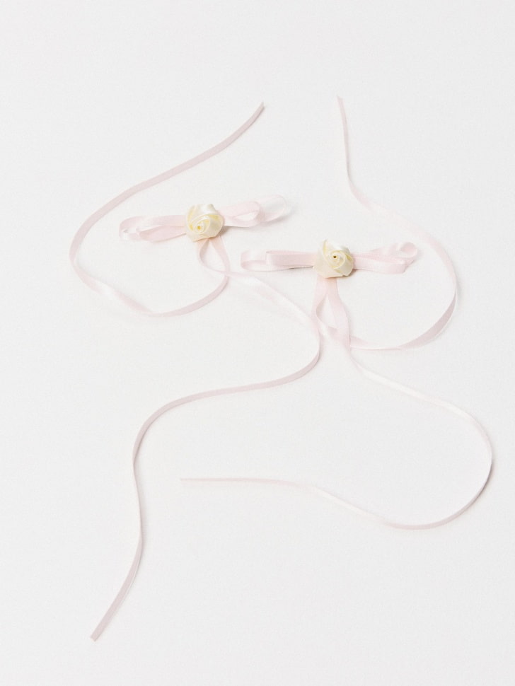 набор заколок для волос с бантиками, 2 шт. 4680704373776 фотография