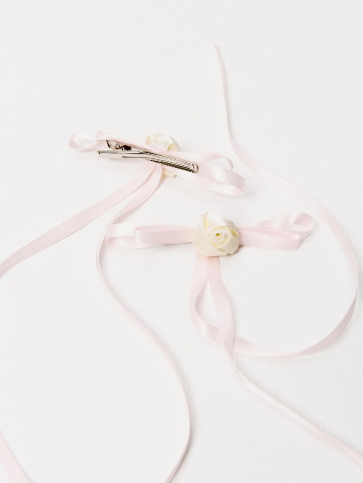 набор заколок для волос с бантиками, 2 шт. 4680704373776 по акции