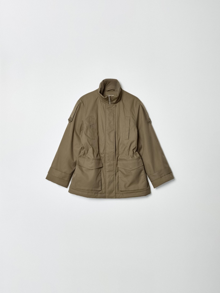 Парка Sela утепленная с водоотталкивающей пропиткой, хаки, арт. 35066