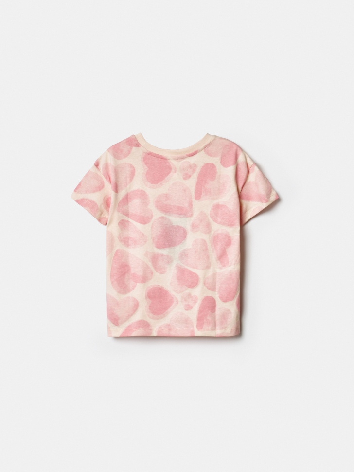 футболка с принтом для девочек от бренда sela вид слева