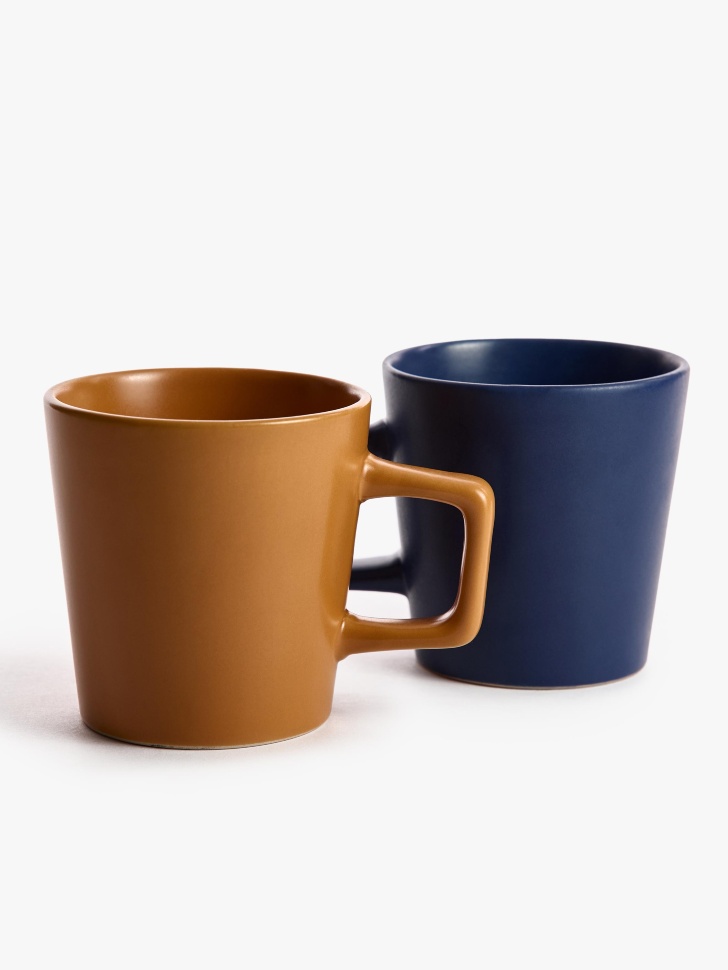 кружка из каменной керамики от бренда sela вид слева