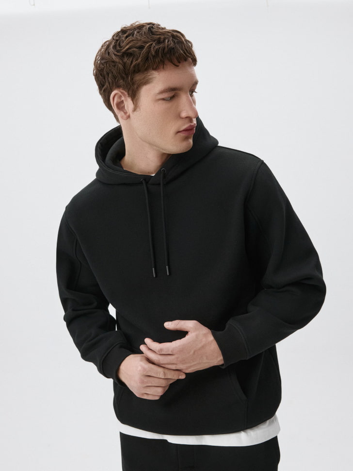 Худи REGULAR FIT из футера с начесом