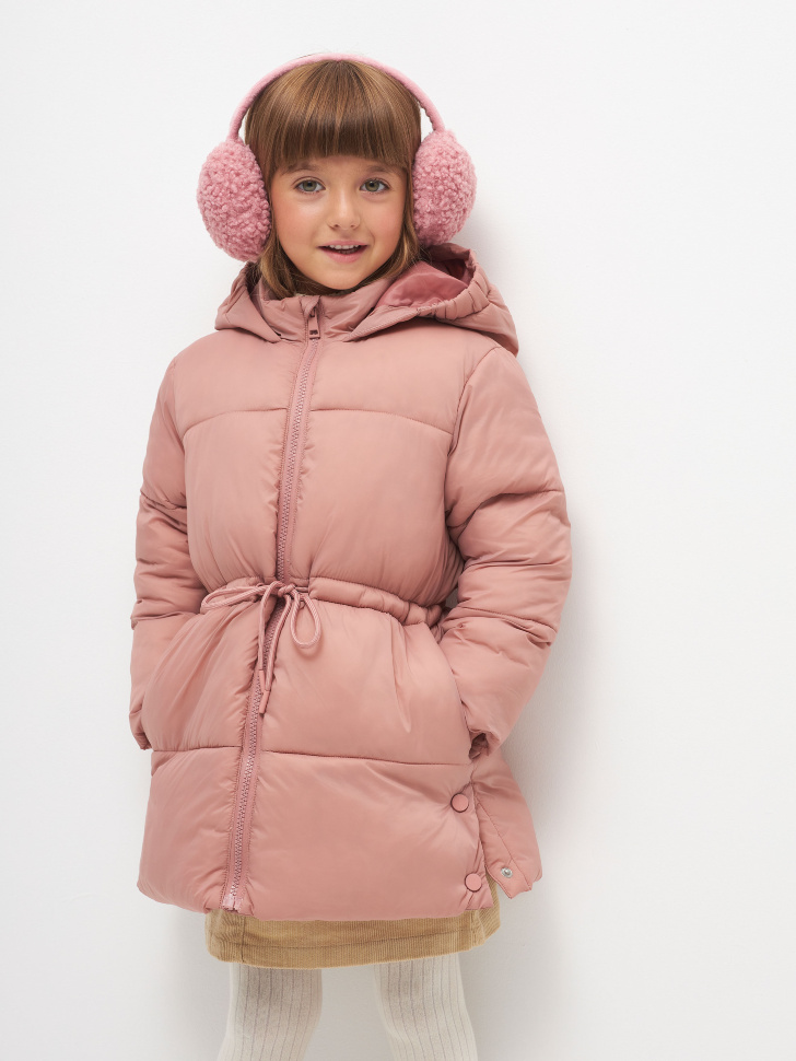 

Куртка с кулиской на талии для девочек