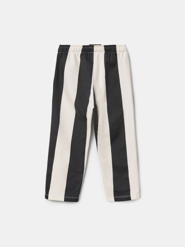 трикотажные брюки в полоску для мальчиков по цене 1699 руб вид справа