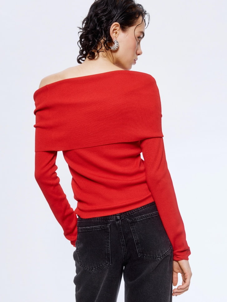 джемпер с открытыми плечами 4610517074249 в интернет магазине