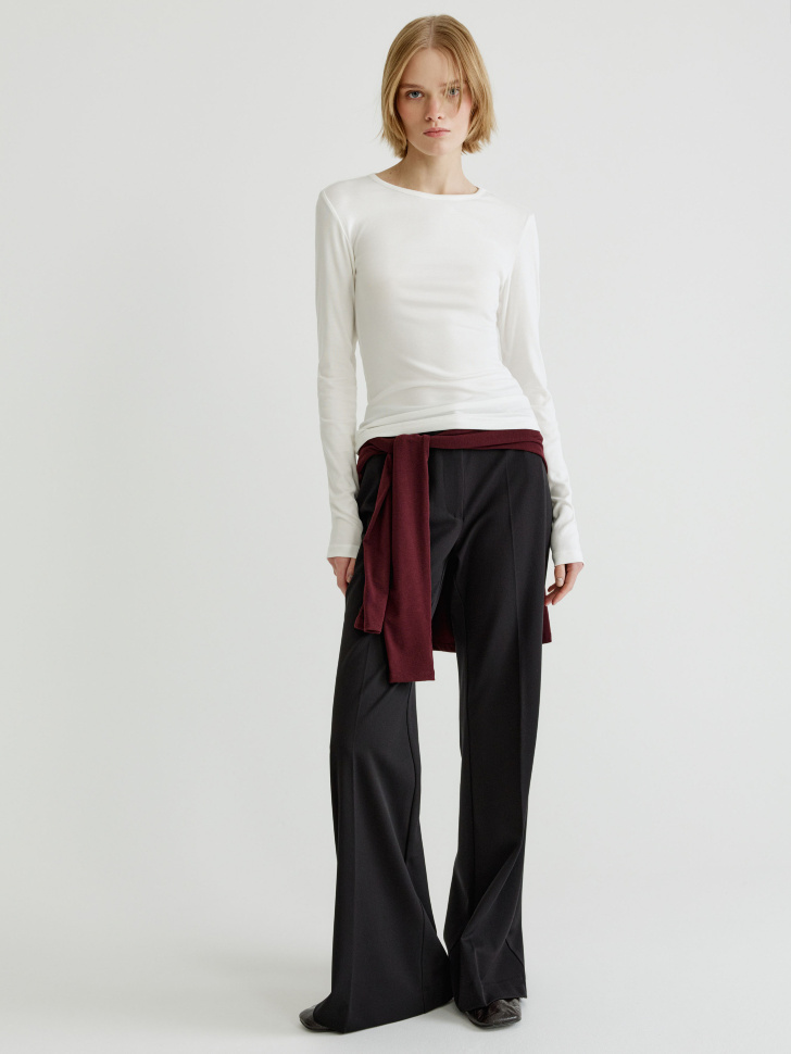 базовый приталенный лонгслив 4610517438195 по акции