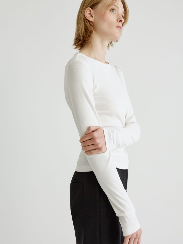 базовый приталенный лонгслив 4610517438195 купить с доставкой