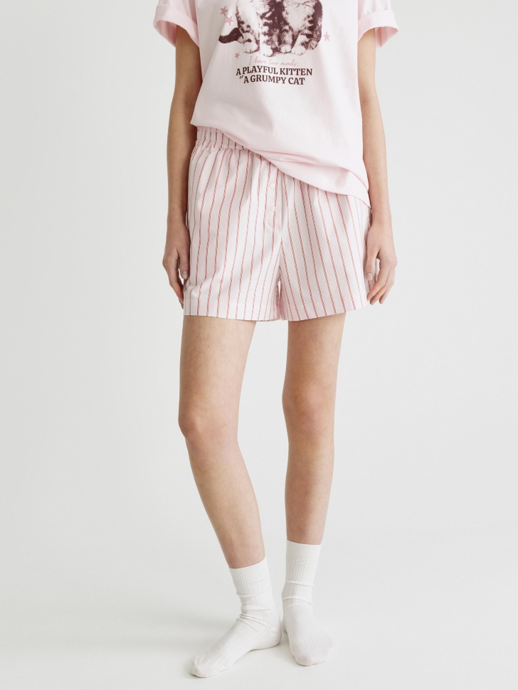 домашние шорты в полоску 4610517324641 в интернет магазине