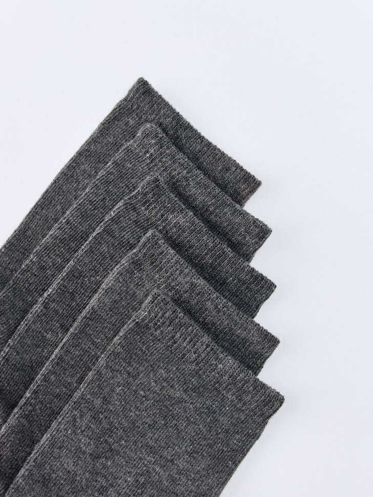 набор из 5 пар детских носков от бренда sela вид слева