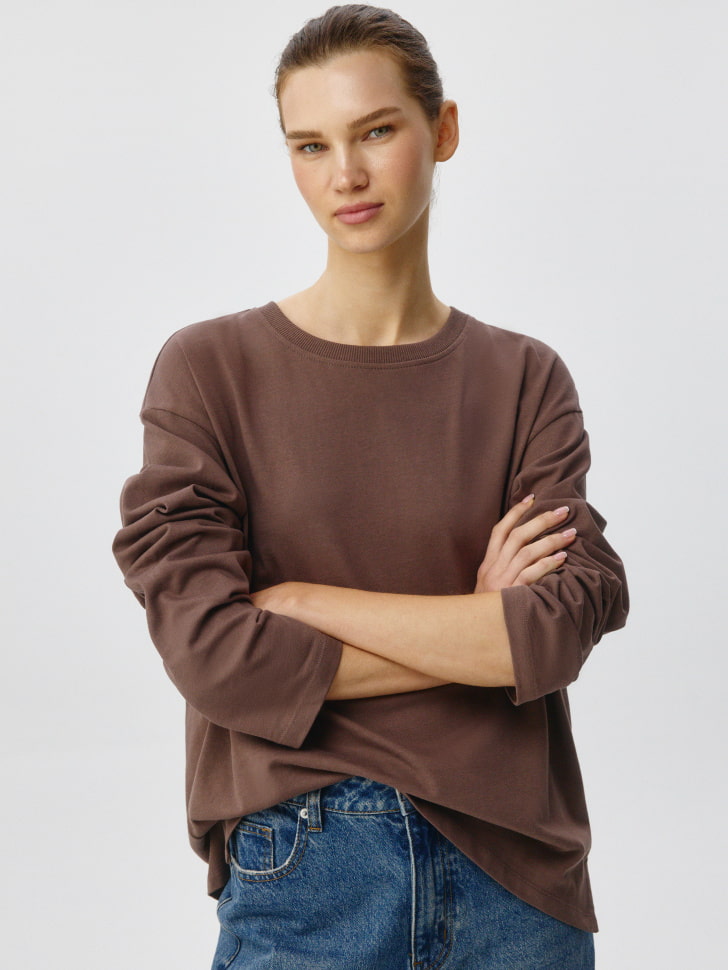   SELA Лонгслив ANNA OVERSIZE FIT