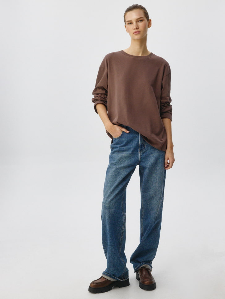 Лонгслив ANNA OVERSIZE FIT. Фото №2