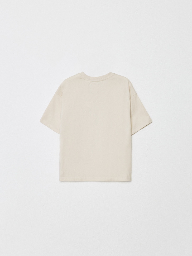 футболка с принтом для девочек  x союзмультфильм из хлопка спереди