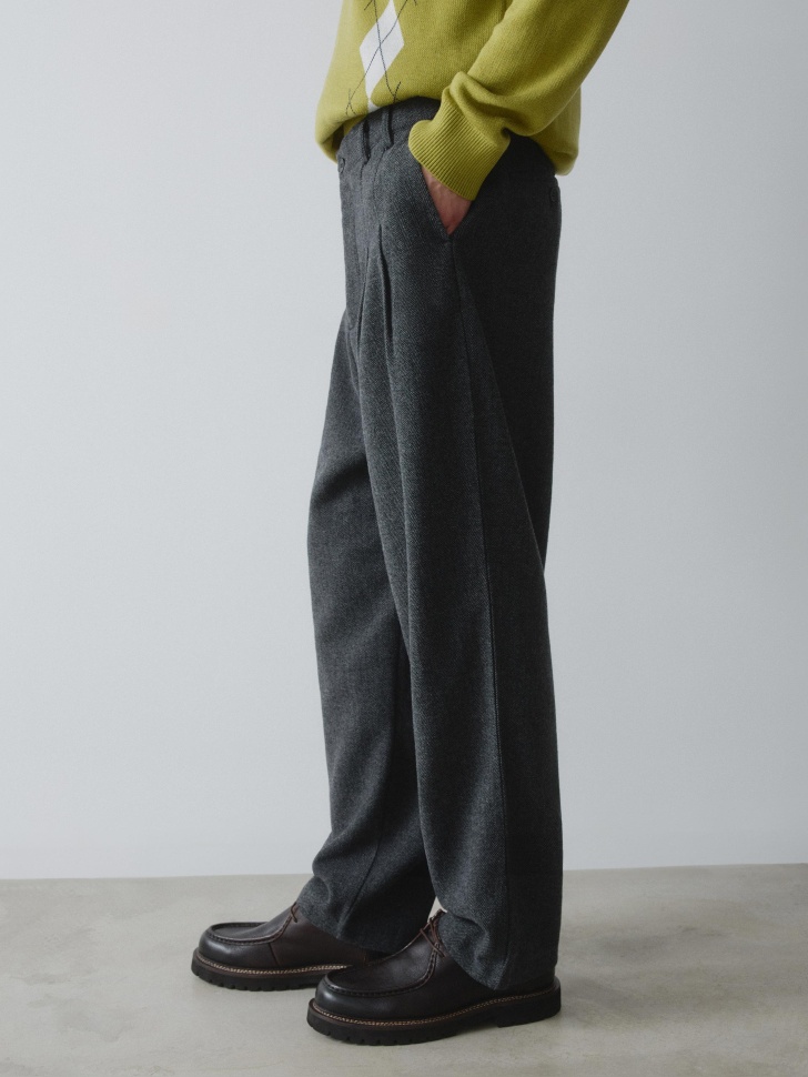 классические брюки из смесовой шерсти 4610517319074 в интернет магазине