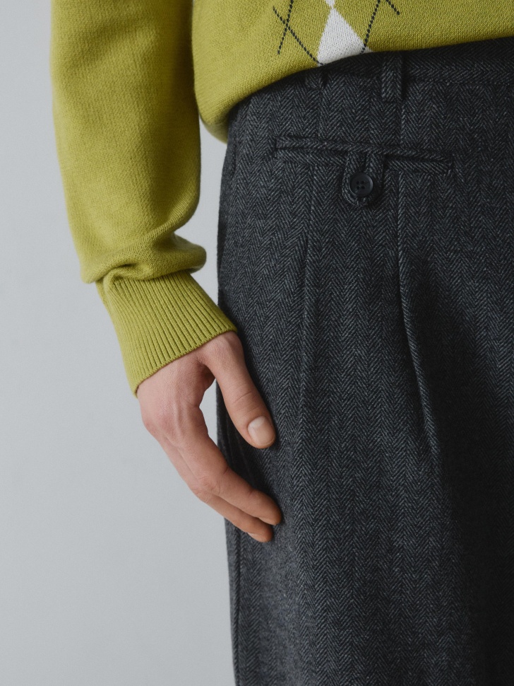 классические брюки из смесовой шерсти 4610517319074 с промокодом