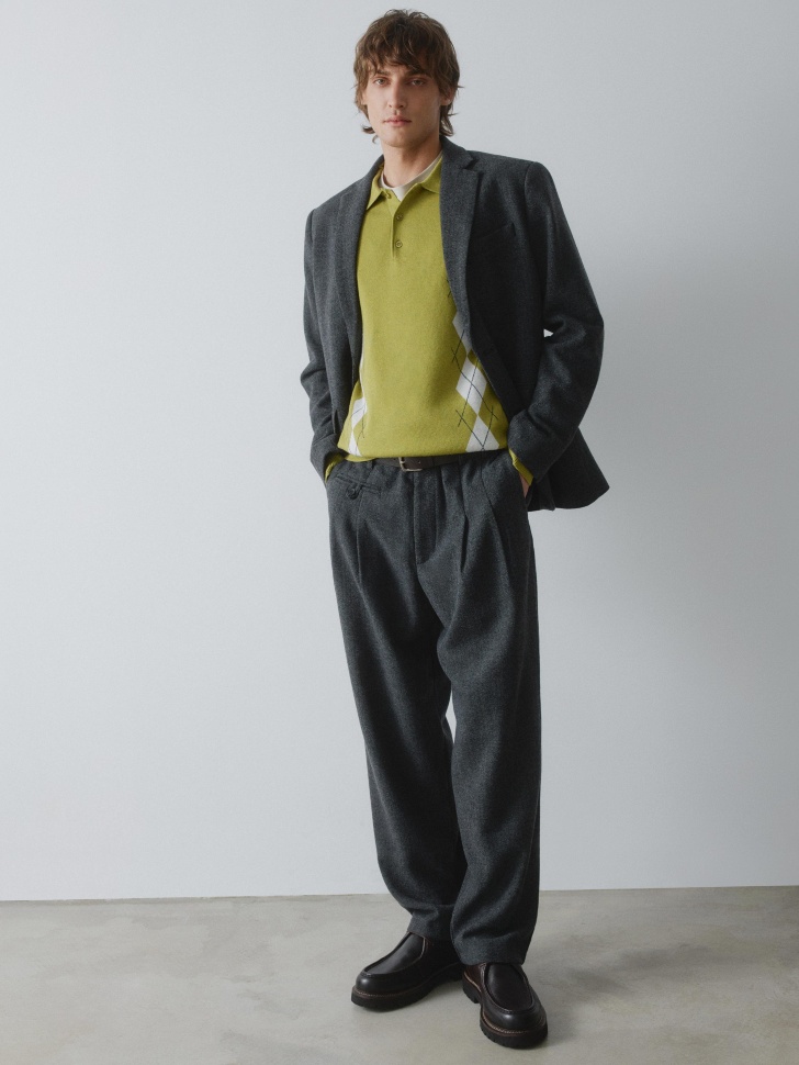 классические брюки из смесовой шерсти 4610517319074 по низкой цене