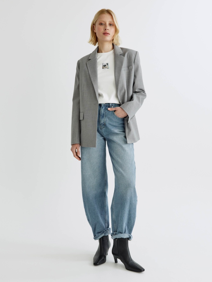 Джинсы SELA GAUCHO, голубой, арт. 35628