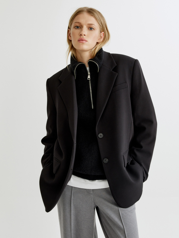 однобортный оверсайз жакет 4610517476609 фотография