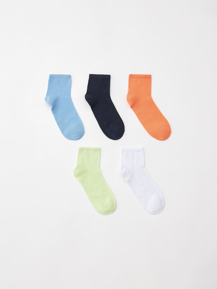 Набор из 5 пар носков для мальчиков (принт, 20-22)
