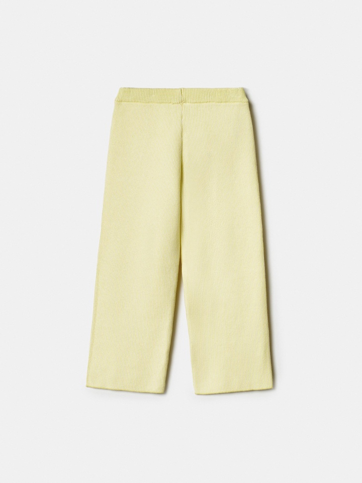 вязаные брюки для девочек от бренда sela вид слева