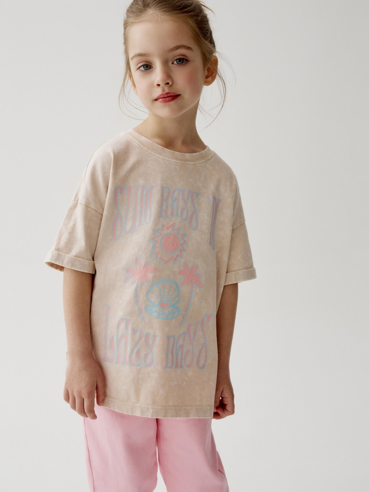 футболка с принтом для девочек 4680704799576 фотография