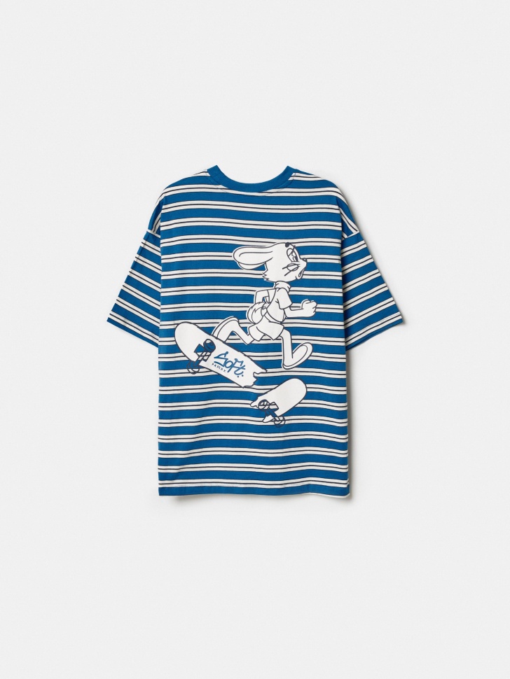 футболка оверсайз для мальчиков из коллекции  x союзмультфильм от бренда sela вид слева