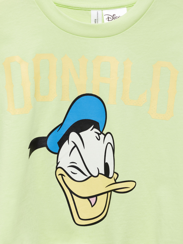 Укороченная футболка с принтом Daisy Duck для девочек (зеленый, 146) от Sela
