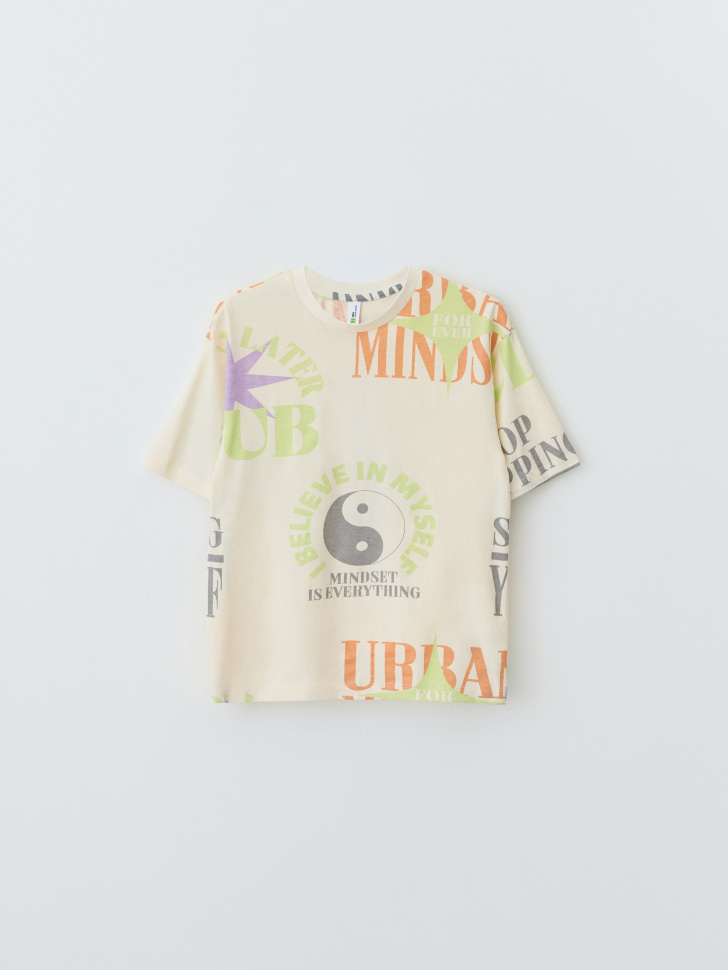 

Футболка с принтом для мальчиков