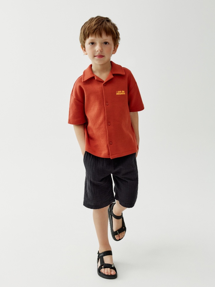 шорты из муслина для мальчиков 4680798025872 фотография