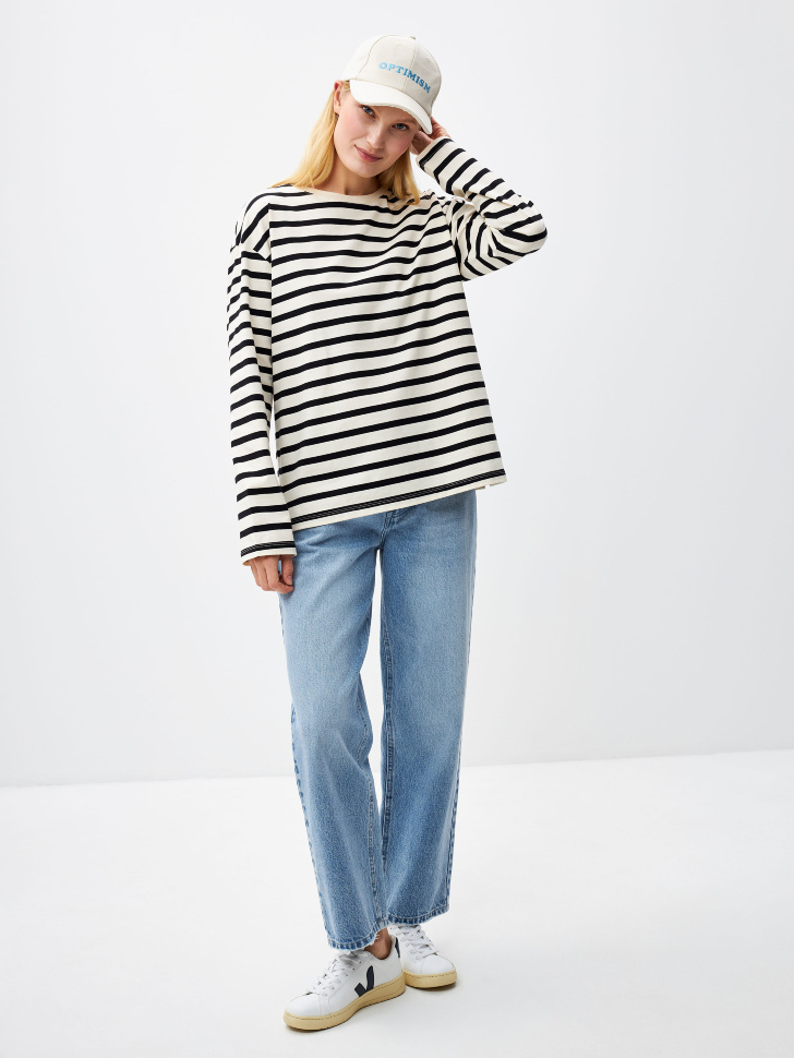

Лонгслив ANNA OVERSIZE FIT