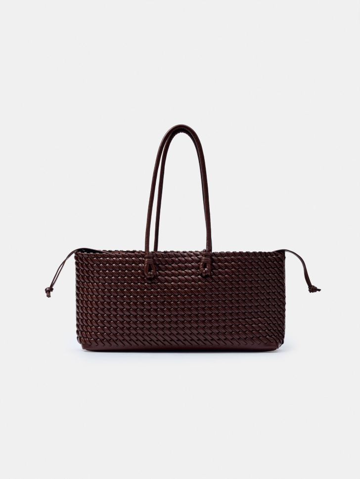 сумка из плетеной экокожи по цене 4999 руб вид справа