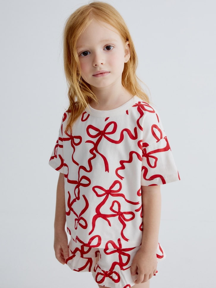 пижама с принтом для девочек 4680798781778 по акции