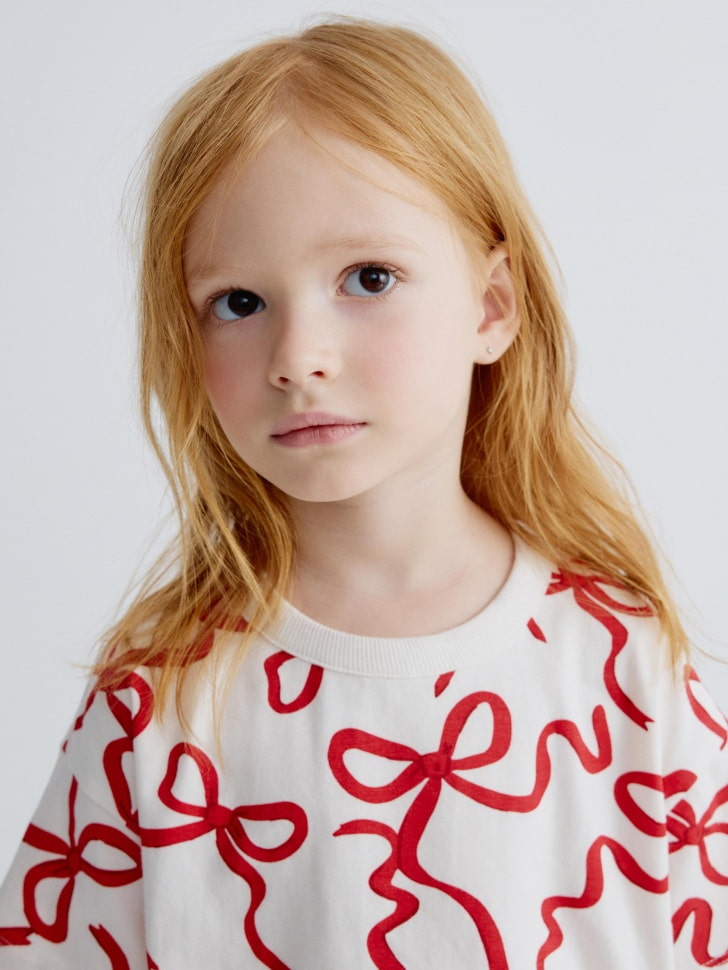 пижама с принтом для девочек 4680798781778 в интернет магазине