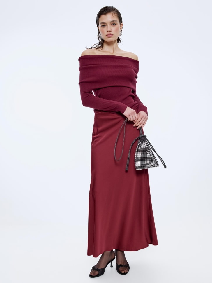 джемпер с открытыми плечами 4610517074287 по акции