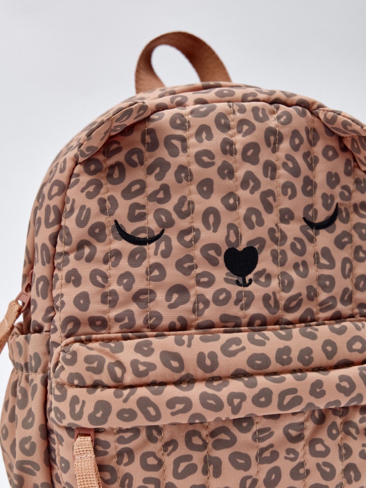 леопардовый рюкзак детский от бренда sela по акции