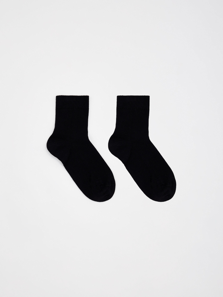 Носки в рубчик (черный, 25-27) sela 4680168281914 - фото 1