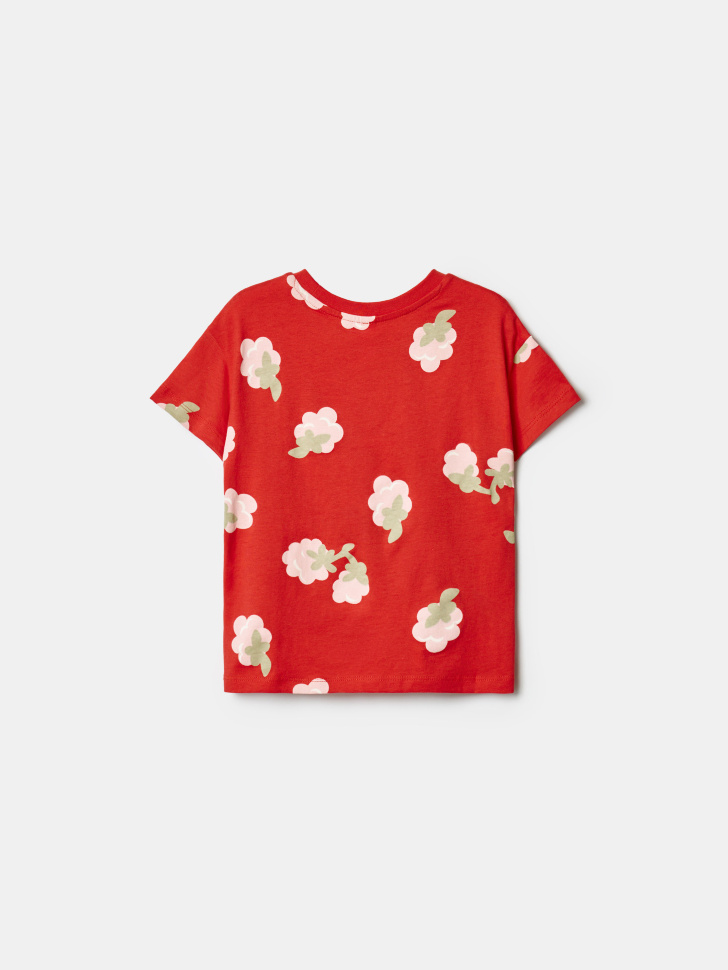 футболка с принтом для девочек от бренда sela вид слева